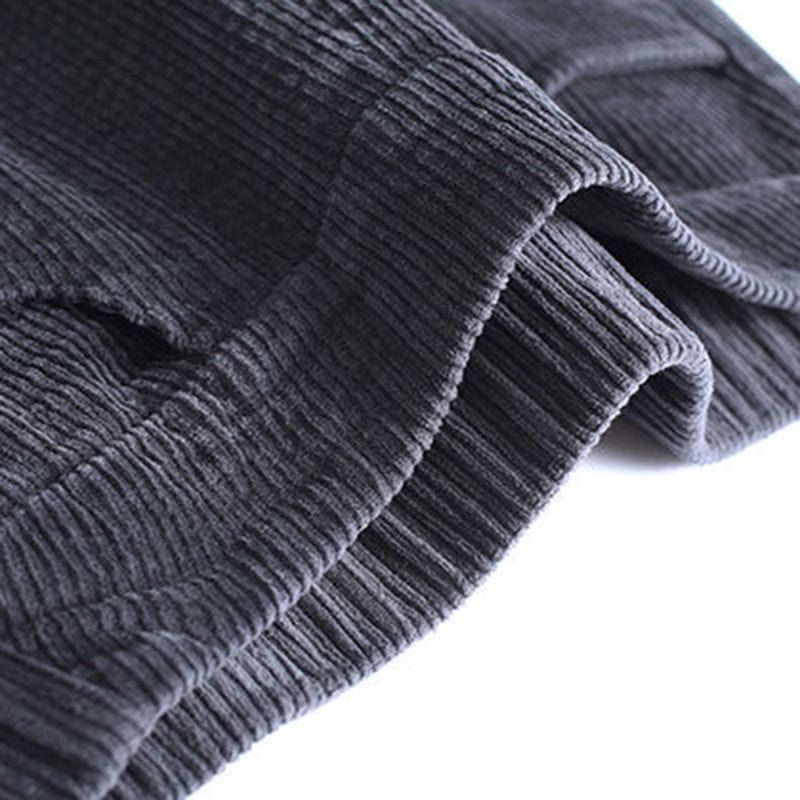 Pantalon Velours Femme Coupe Droite