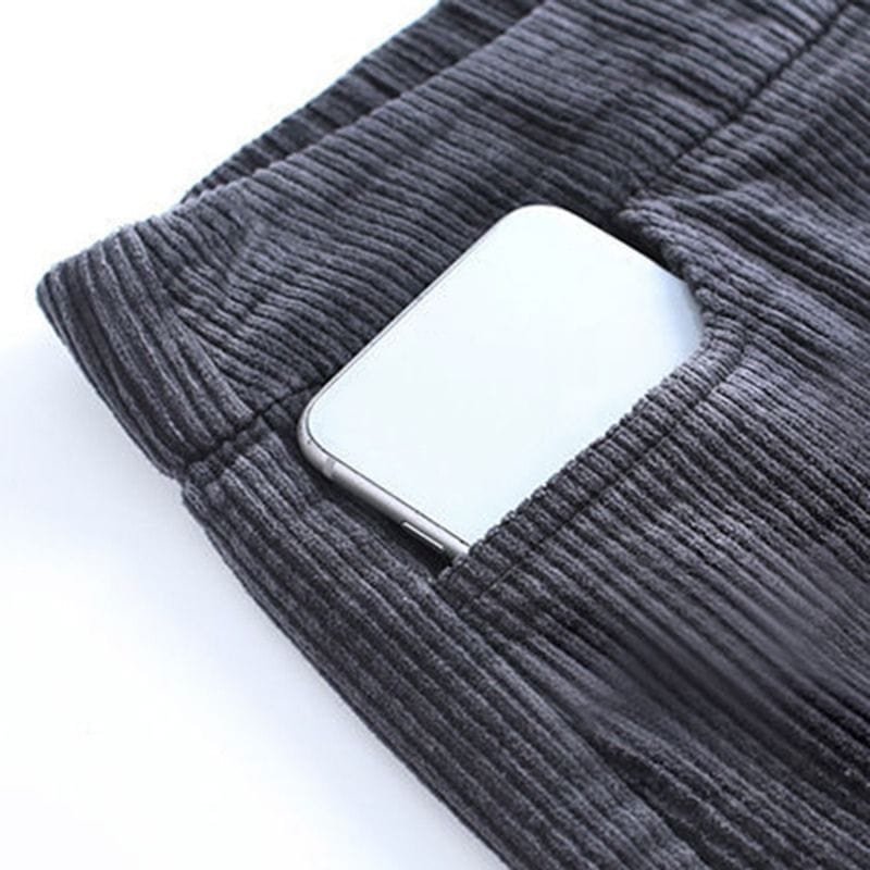 Pantalon Velours Femme Coupe Droite