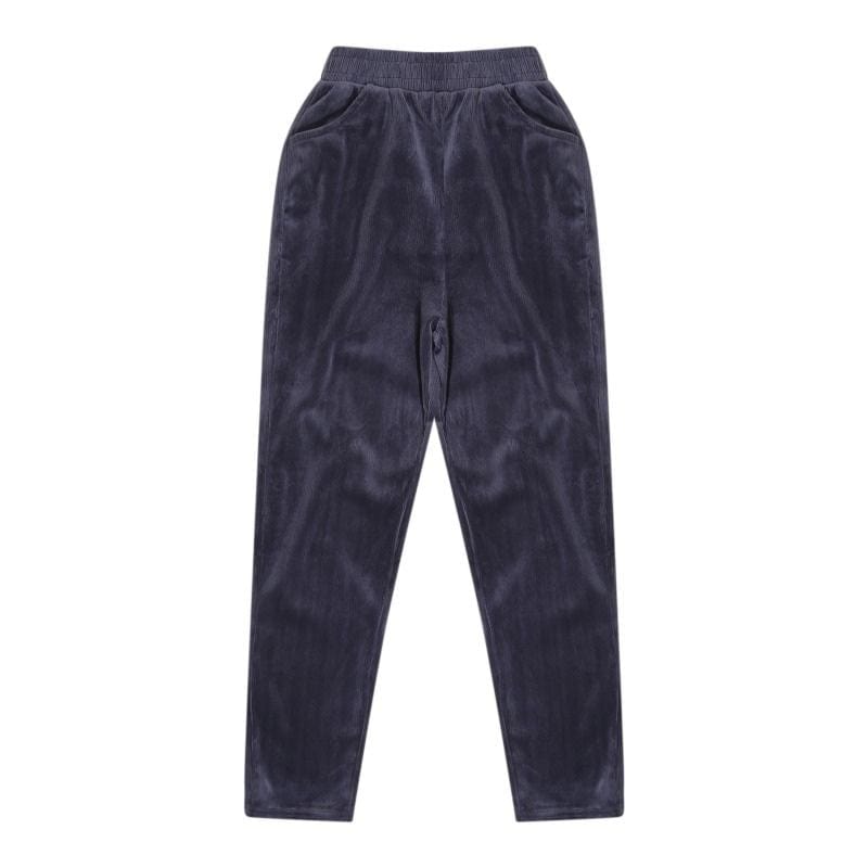 Pantalon Velours Femme Coupe Droite