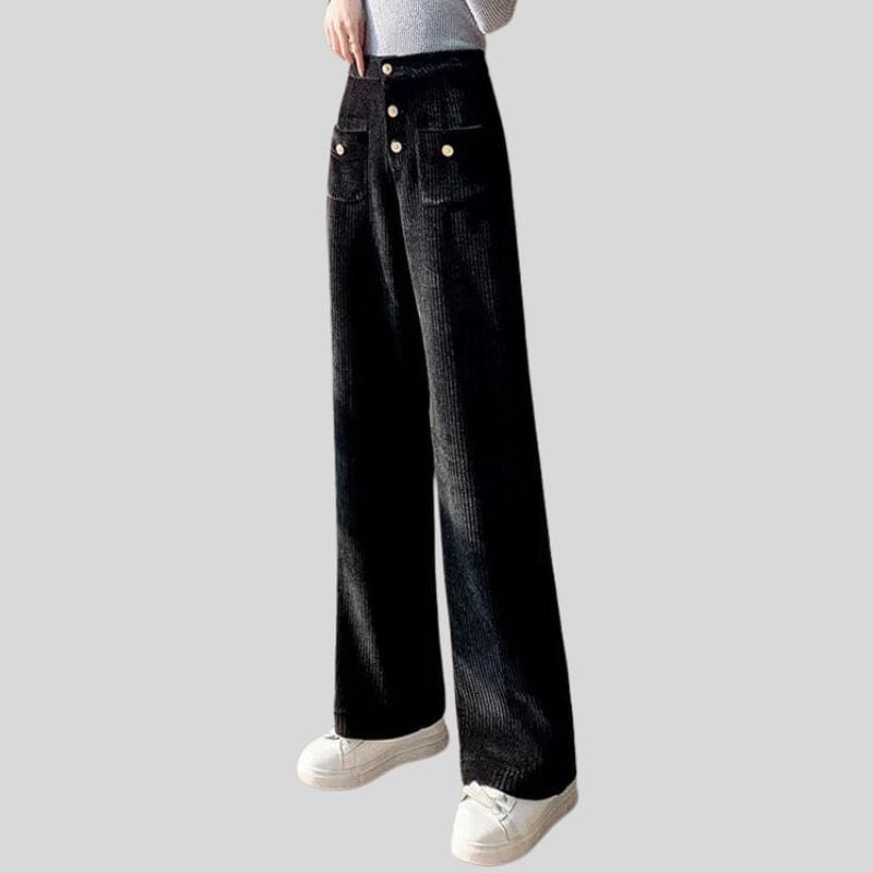 Pantalon Velours Grosses Cotes Femme