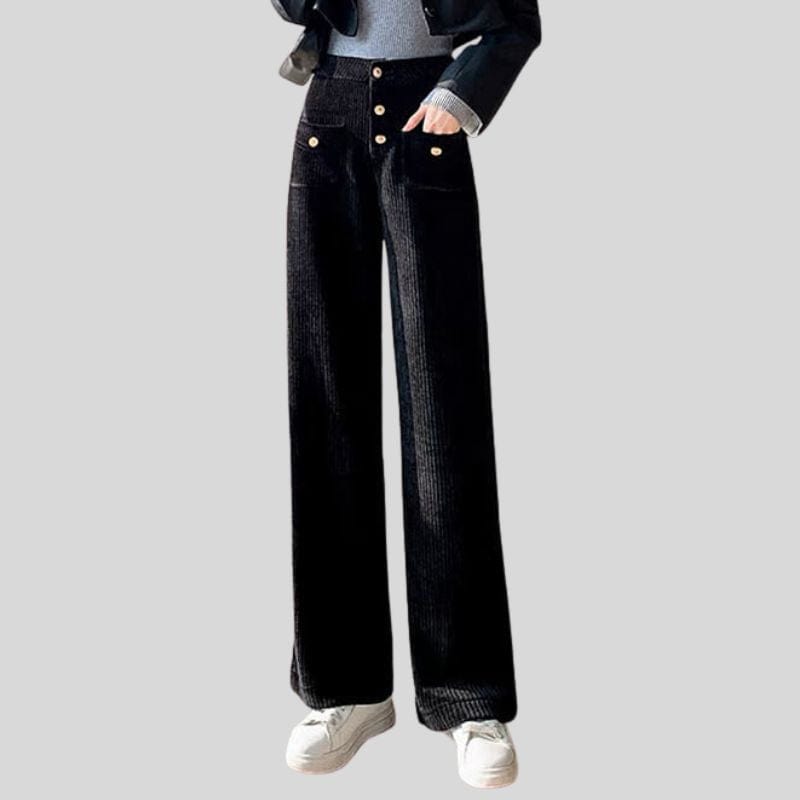 Pantalon Velours Grosses Cotes Femme