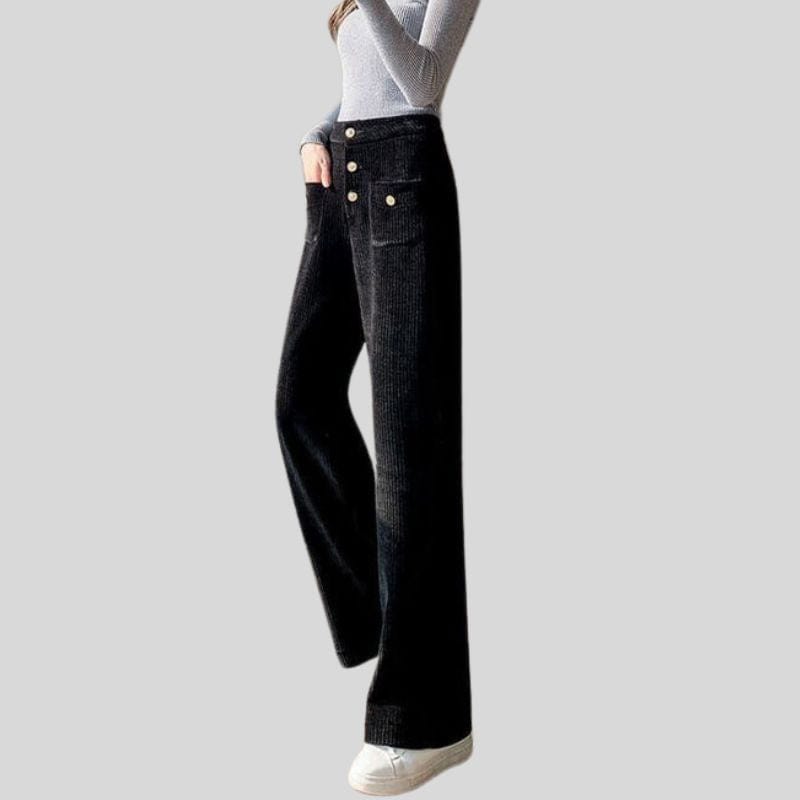 Pantalon Velours Grosses Cotes Femme