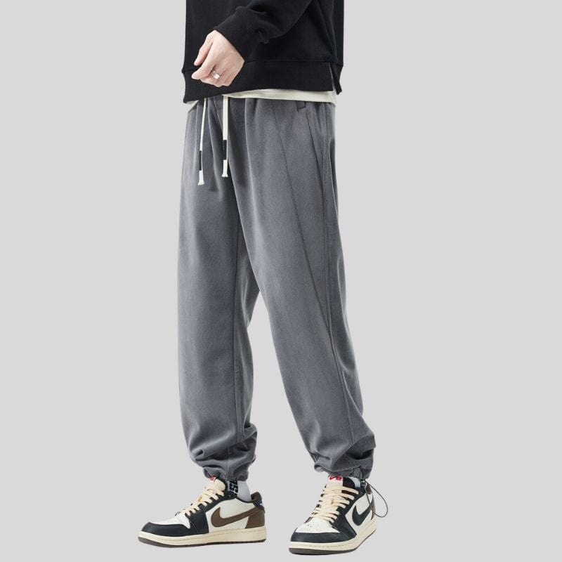 Pantalon Velours Homme Coupe Droite