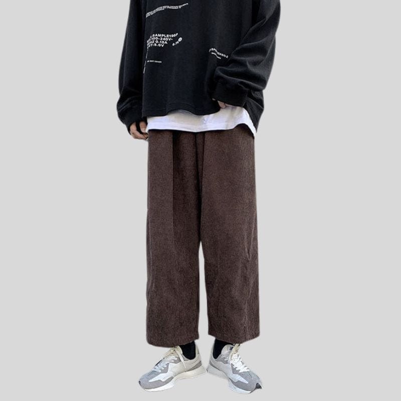 Pantalon Velours Marron Homme