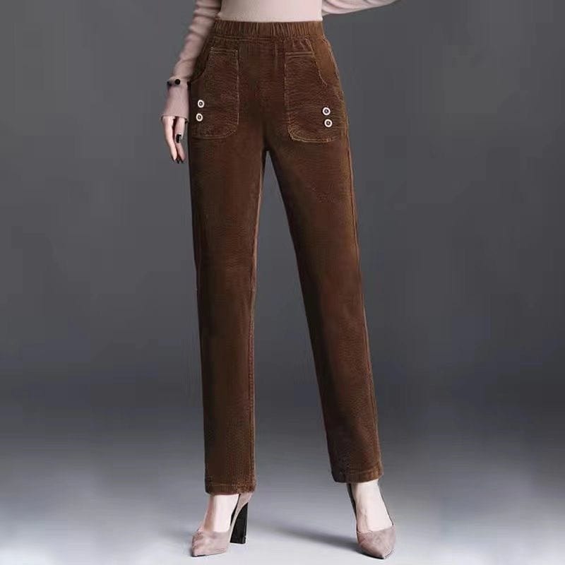 Pantalon Velours Milleraies Femme