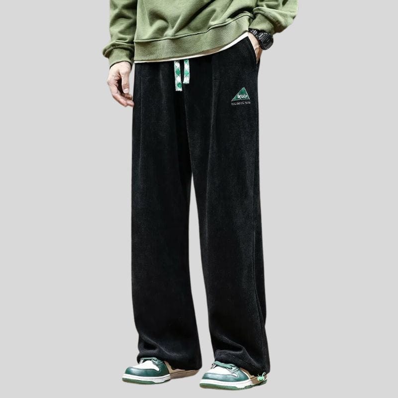 Pantalon Velours Noir