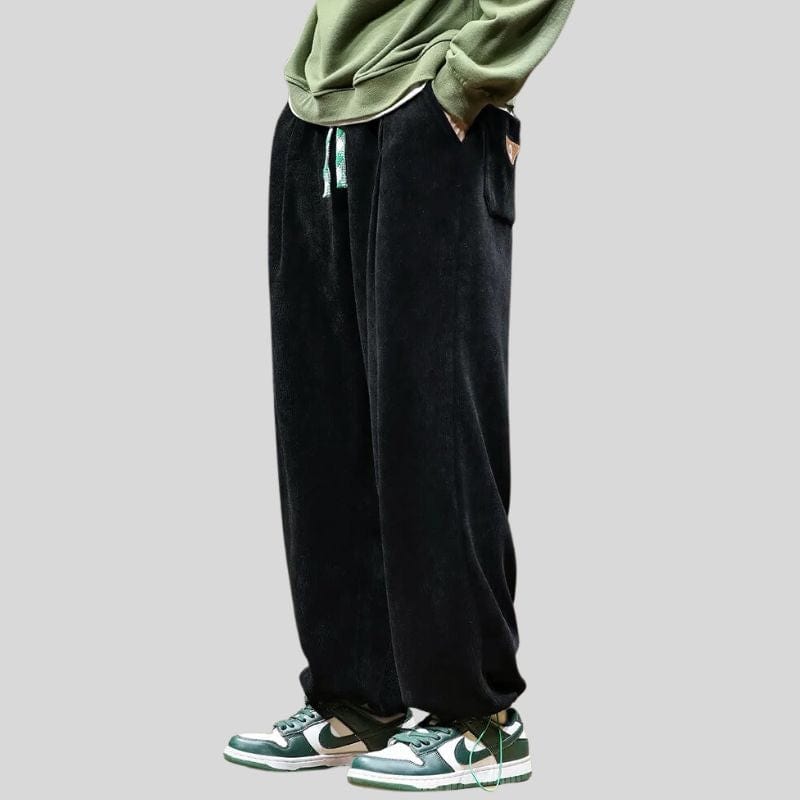 Pantalon Velours Noir