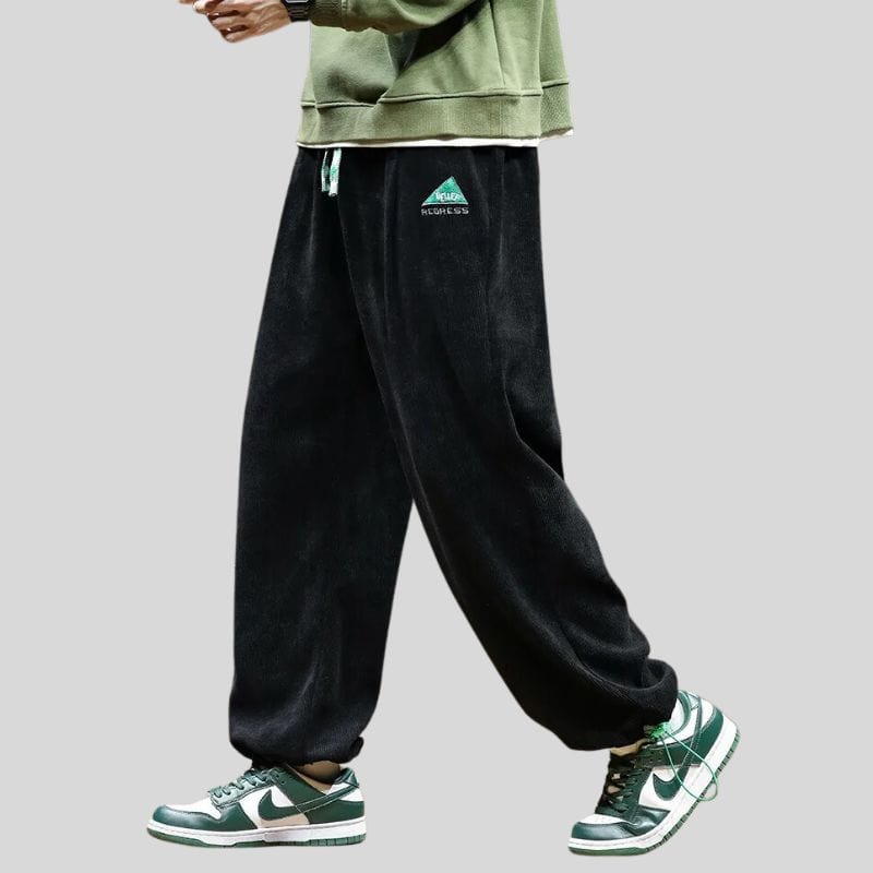 Pantalon Velours Noir