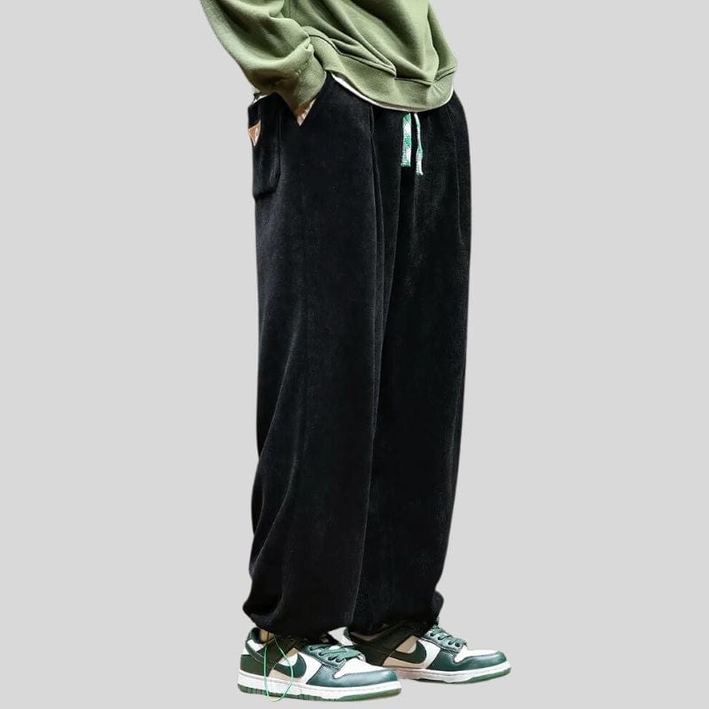 Pantalon Velours Noir