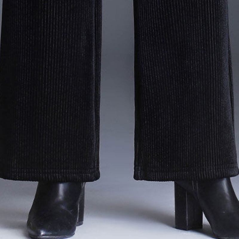 Pantalon Velours Taille Elastique Femme