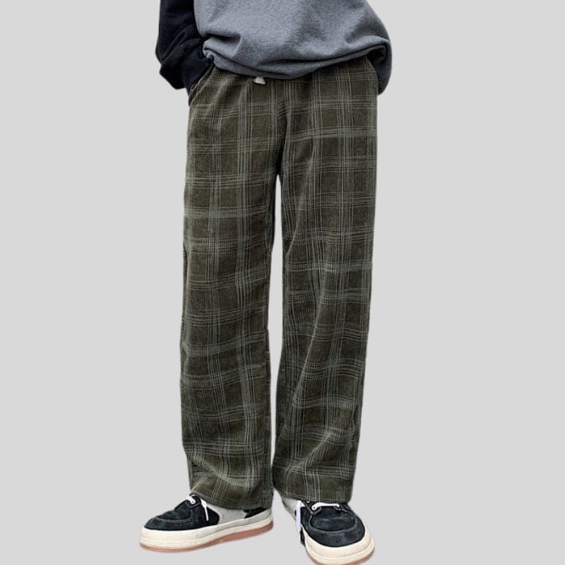 Pantalon en Velours Côtelé Homme