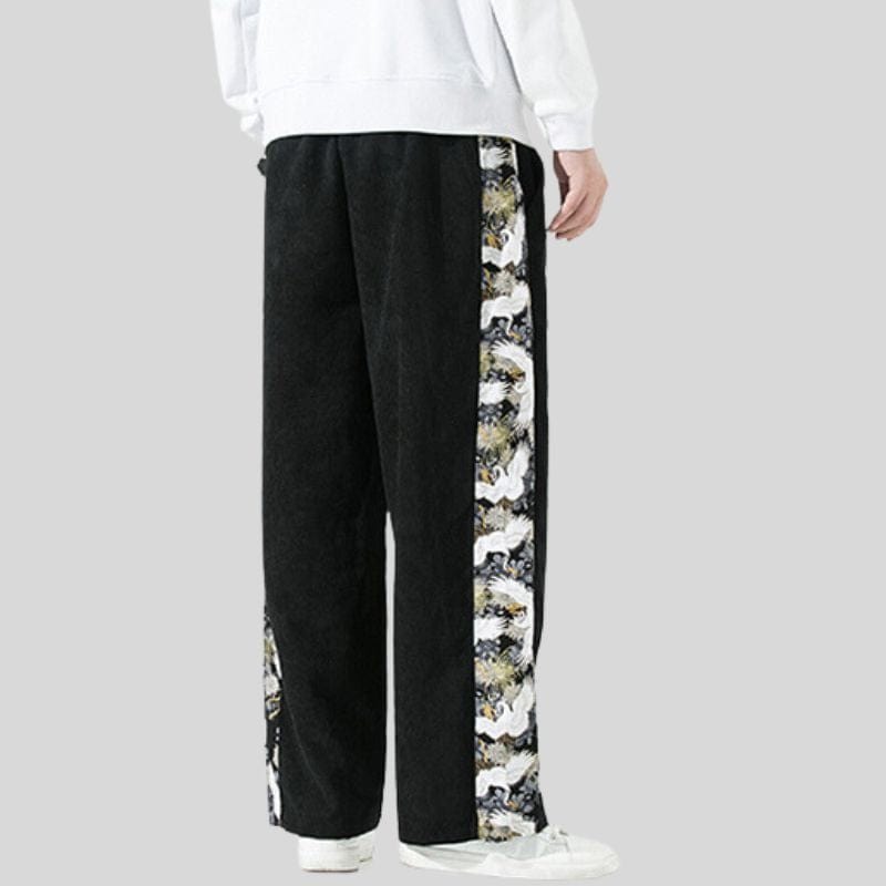 Pantalon en Velours Noir Homme