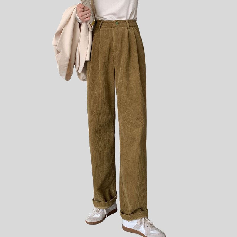 Pantalons Velours Femme