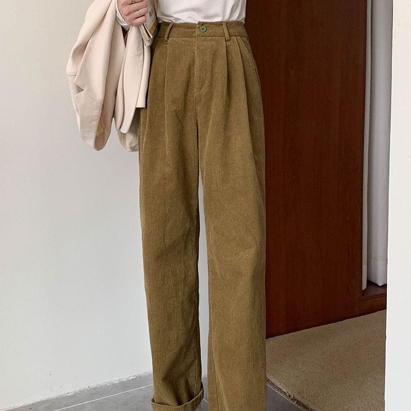 Pantalons Velours Femme