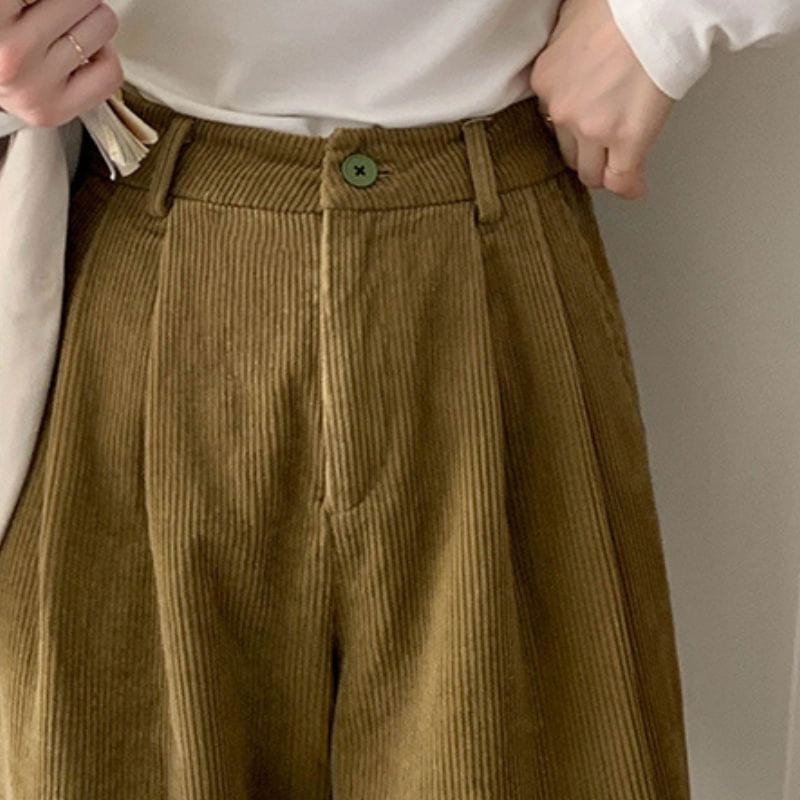 Pantalons Velours Femme