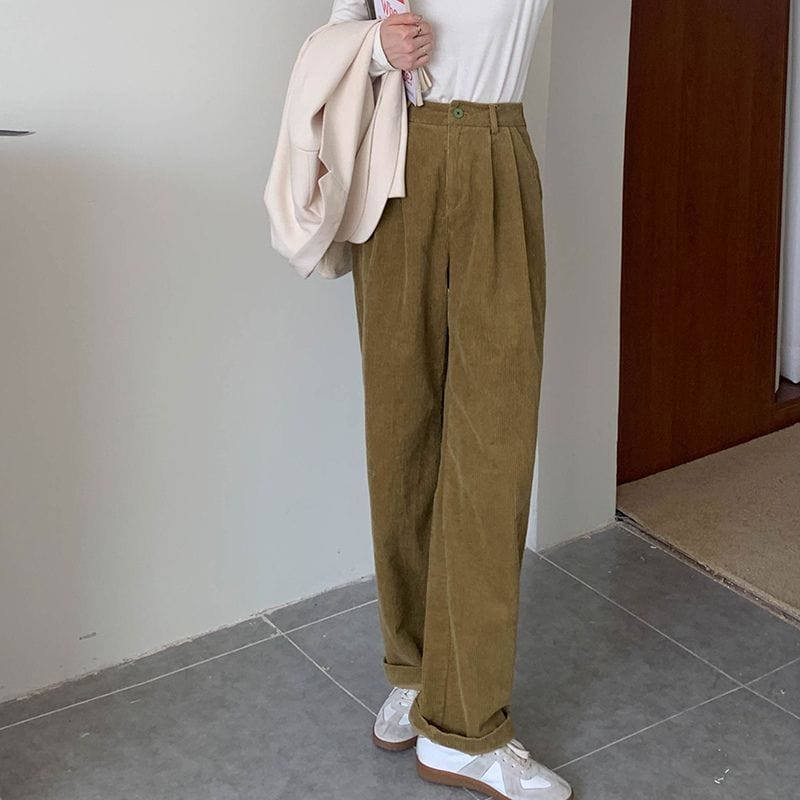 Pantalons Velours Femme