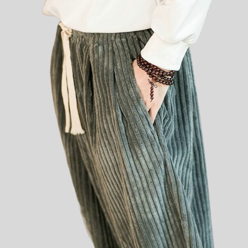 Pantalons en Velours Homme