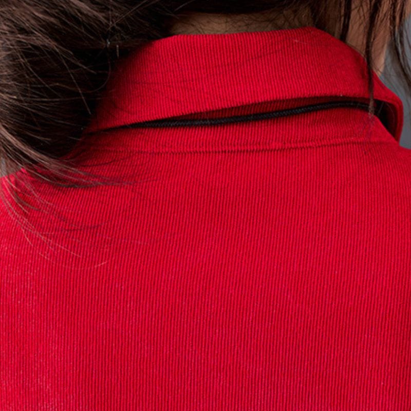 Robe Chemise Velour Cotelé