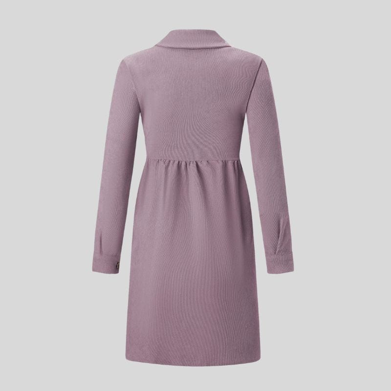 Robe Chemise Velours Cotelé Femme