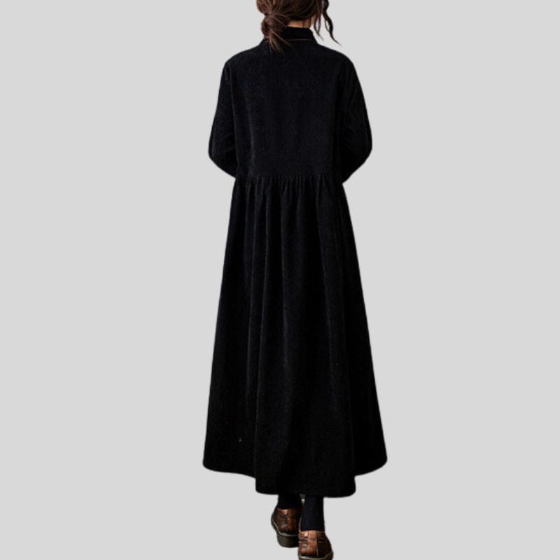 Robe Chemise Velours Cotelé