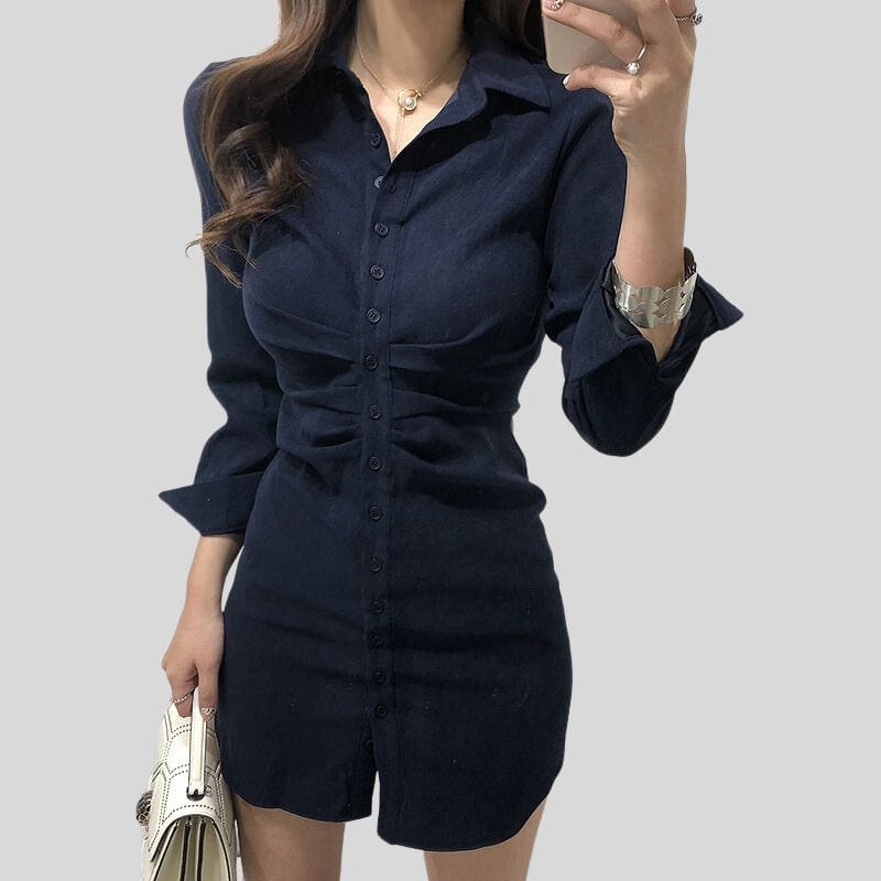 Robe Chemise Velours