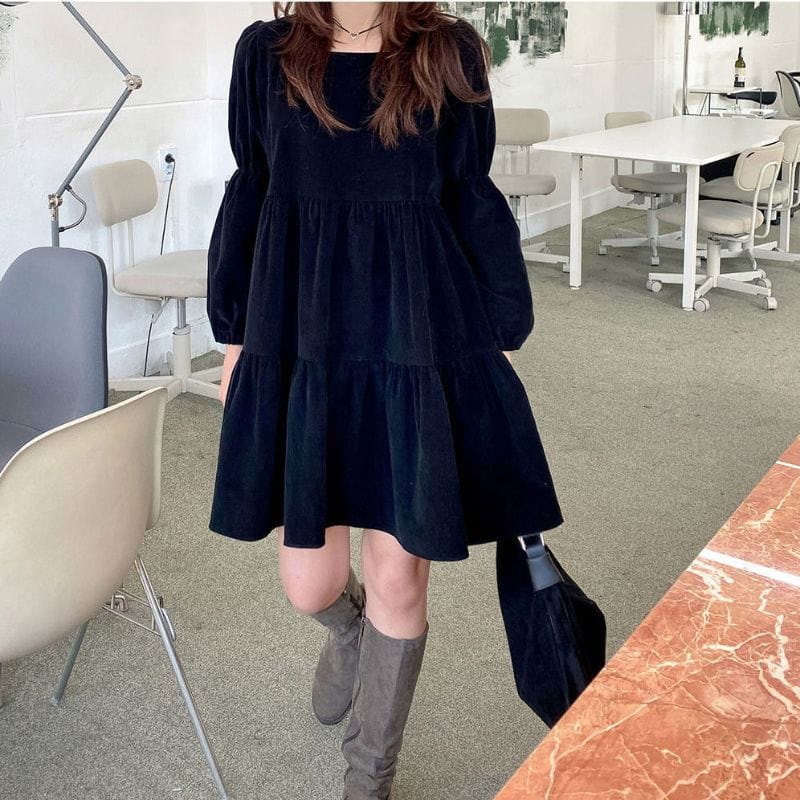 Robe Courte Velour