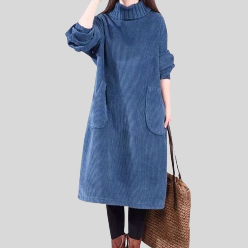 Robe Femme Velours Cotele