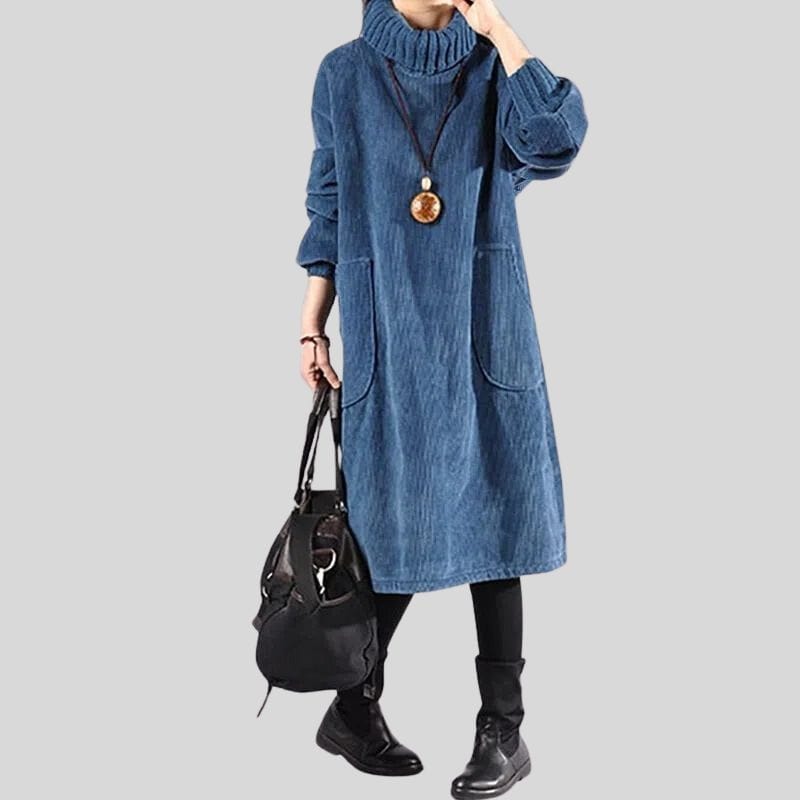 Robe Femme Velours Cotele