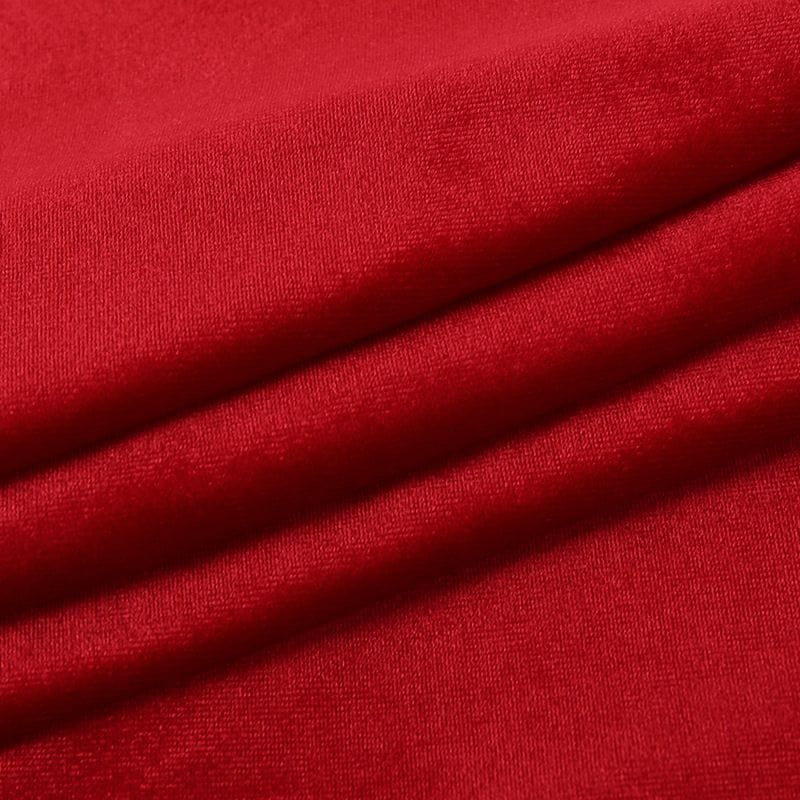 Robe Longue Velours Rouge