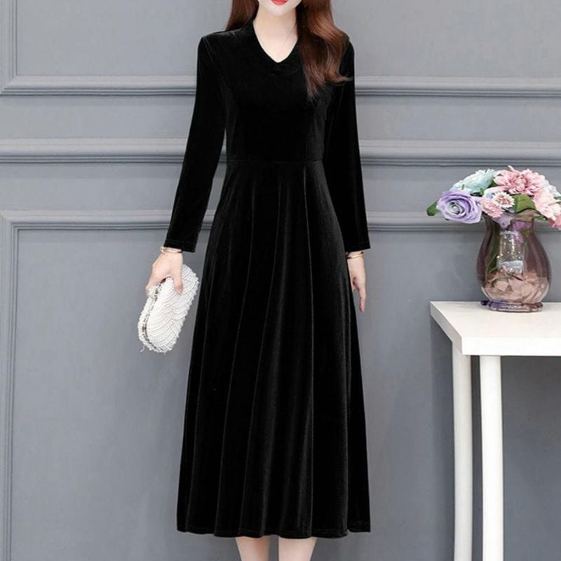 Robe Noir Velour