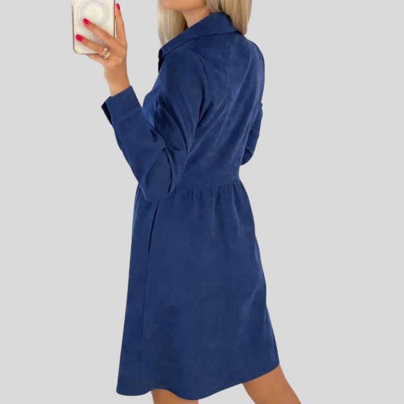 Robe Velours Cotelé Femme