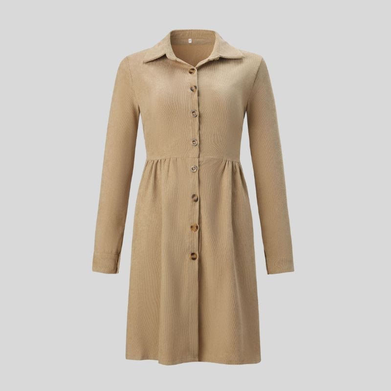 Robe Velours Côtelé