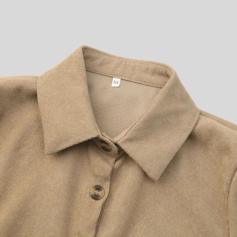 Robe Velours Côtelé