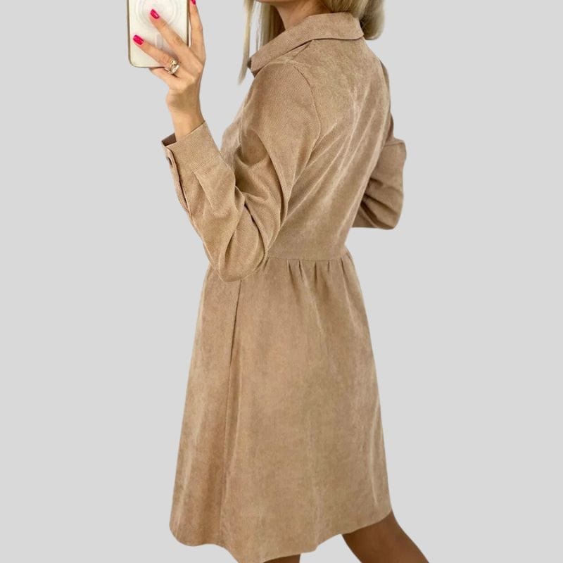 Robe Velours Côtelé