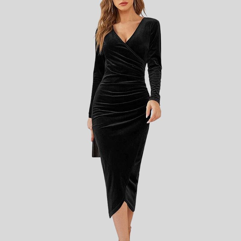 Robe Velours Noir