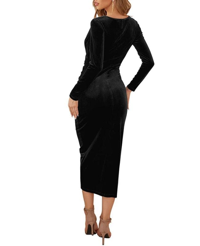 Robe Velours Noir