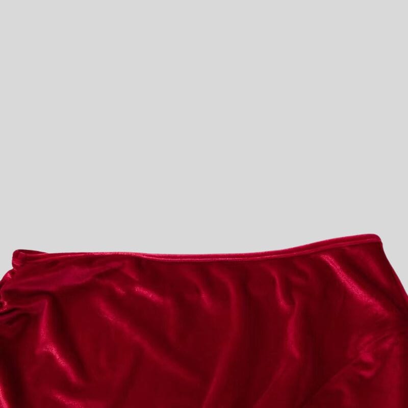 Robe Velours Rouge