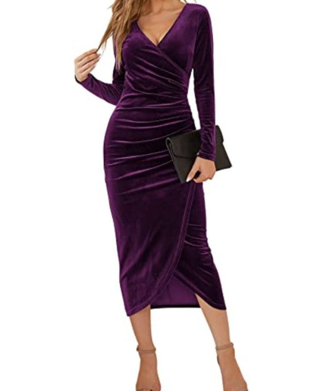 Robe Velours Violette