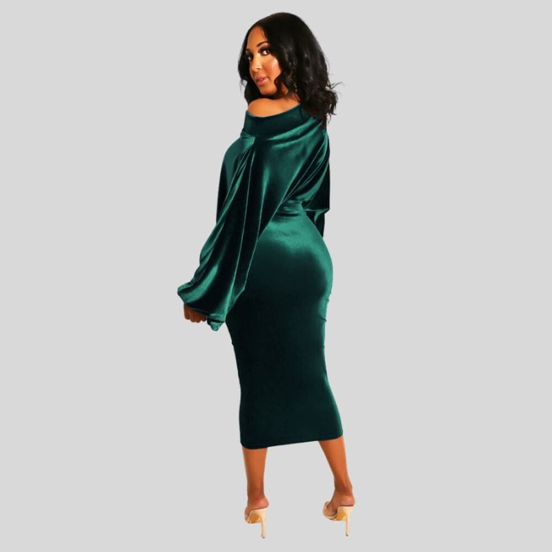 Robe Verte Velour