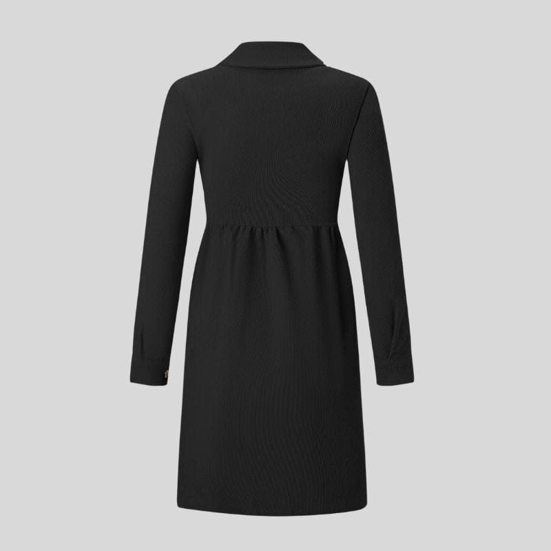 Robe en Velour Cotelé