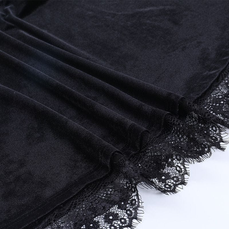 Robe en Velours Noir