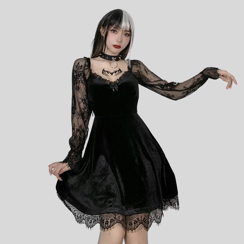 Robe en Velours Noir