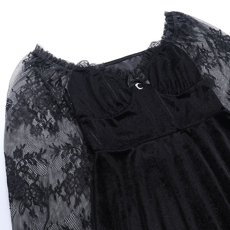 Robe en Velours Noir