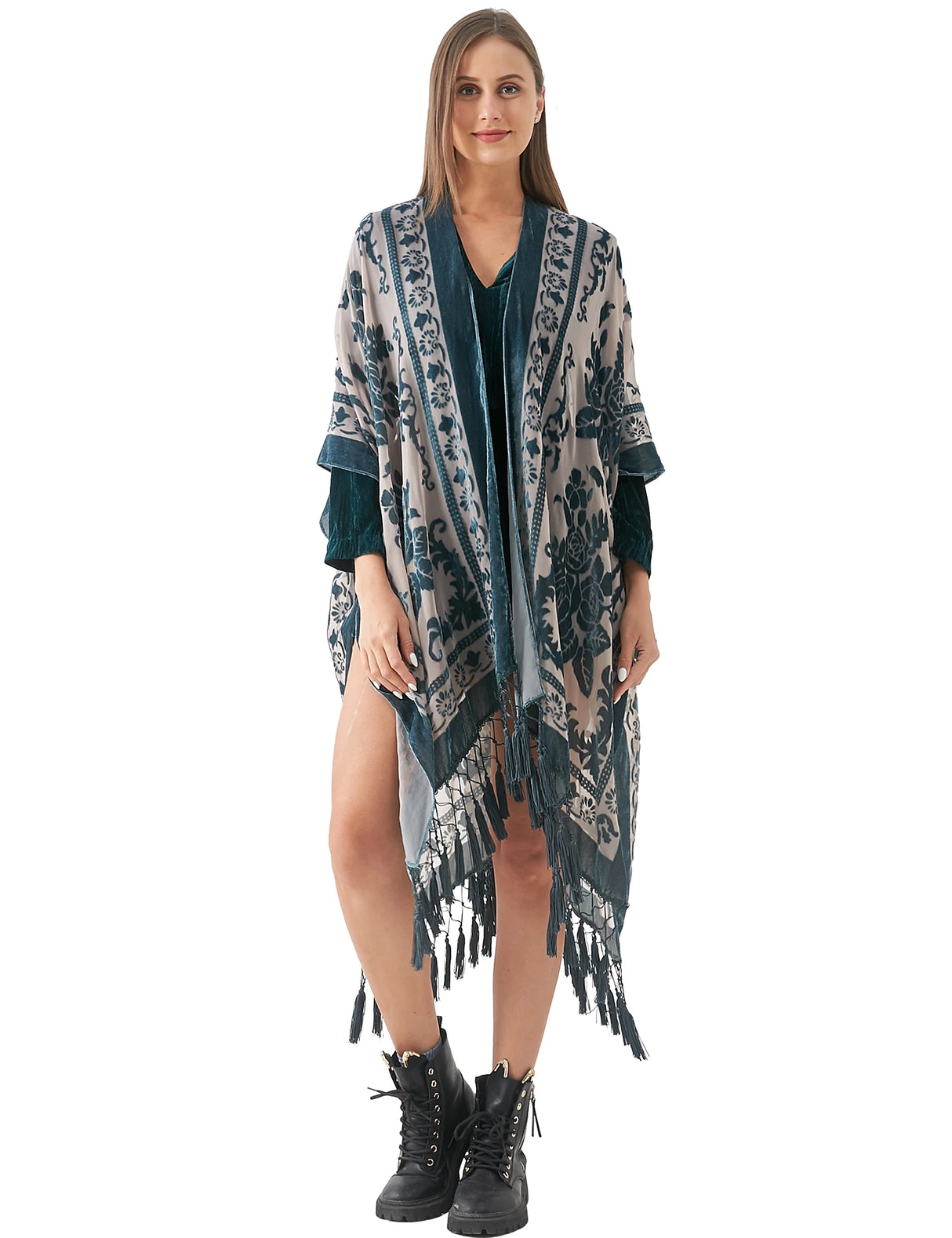 Kimono Velours Oriental