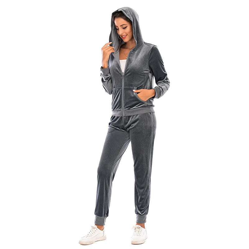 Ensemble Jogging Velours Femme