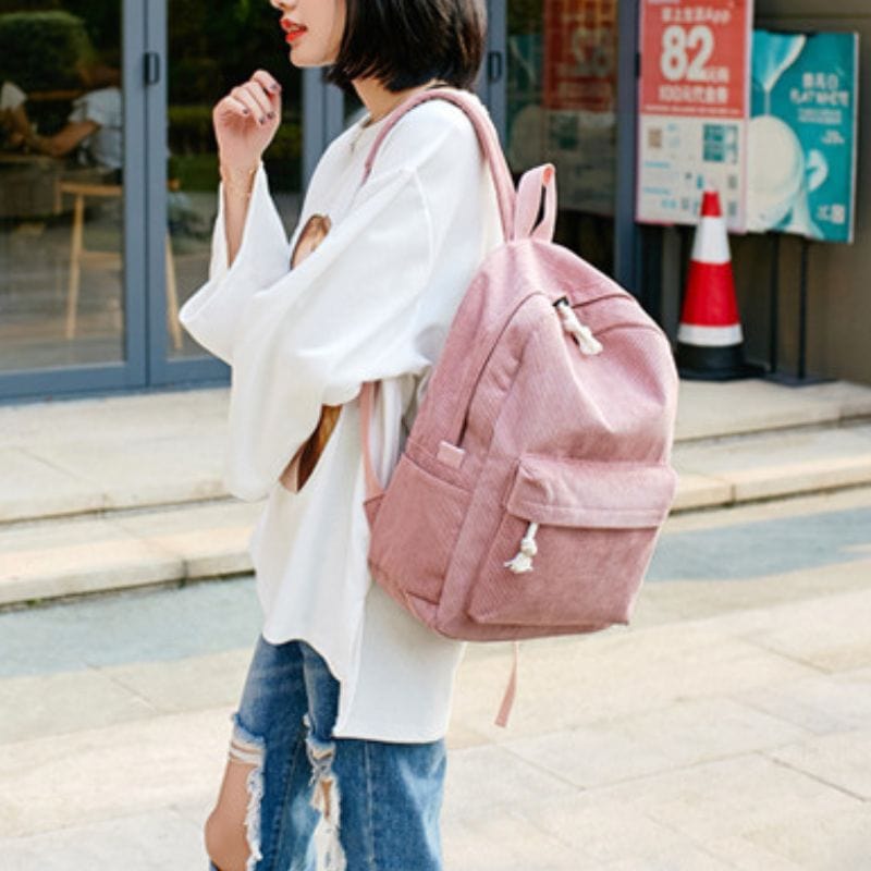 Sac à Dos Velours Femme