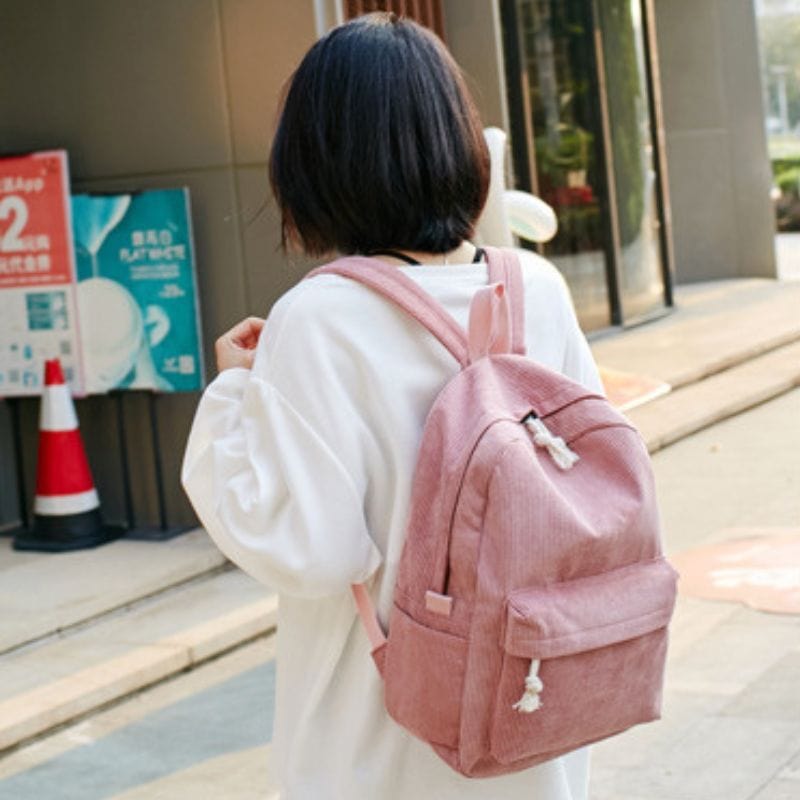 Sac à Dos Velours Femme