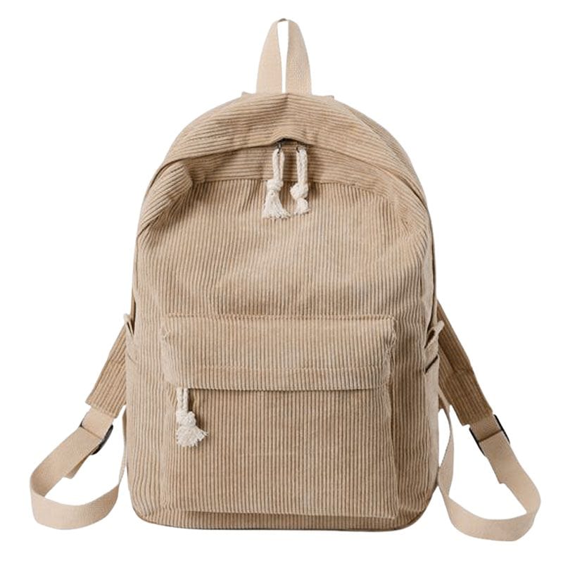 Sac a Dos en Velours Cotele