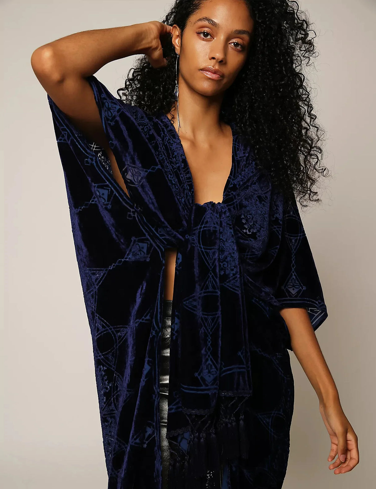 Kimono Velours Femme