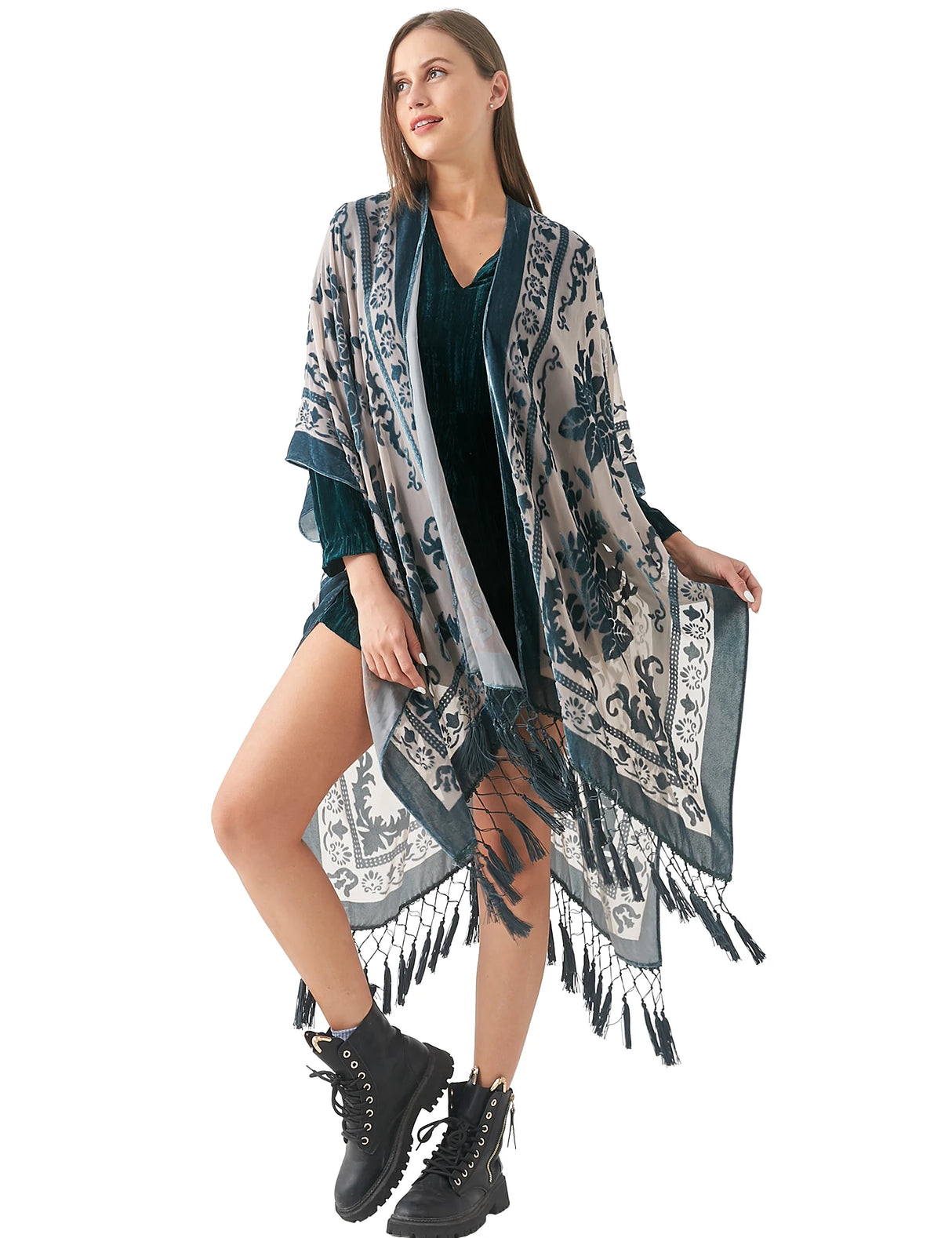 Kimono Velours Oriental